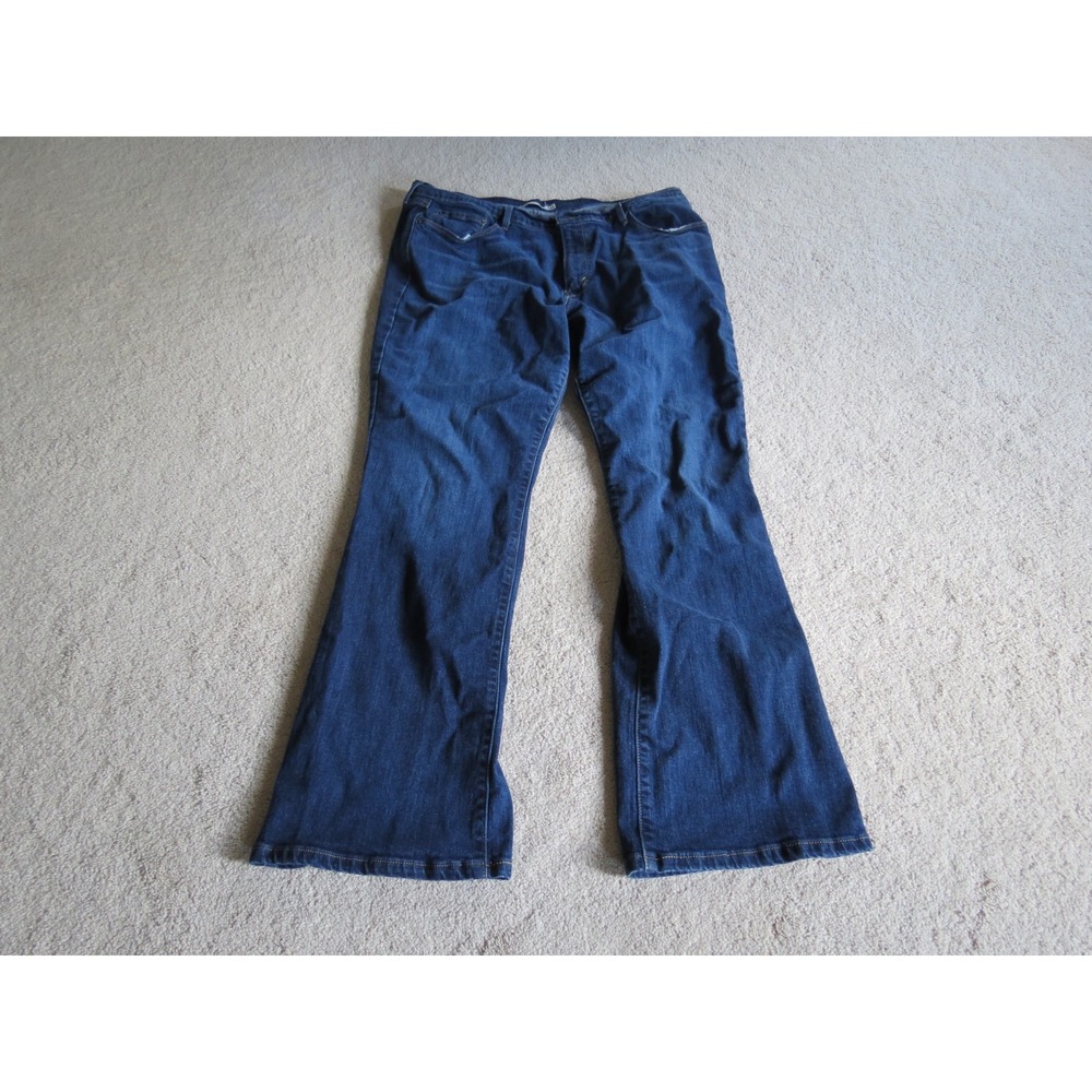 Levis 515 Bootcut Jeans Womens 18 Blue Denim Medium Wash Regular Fit